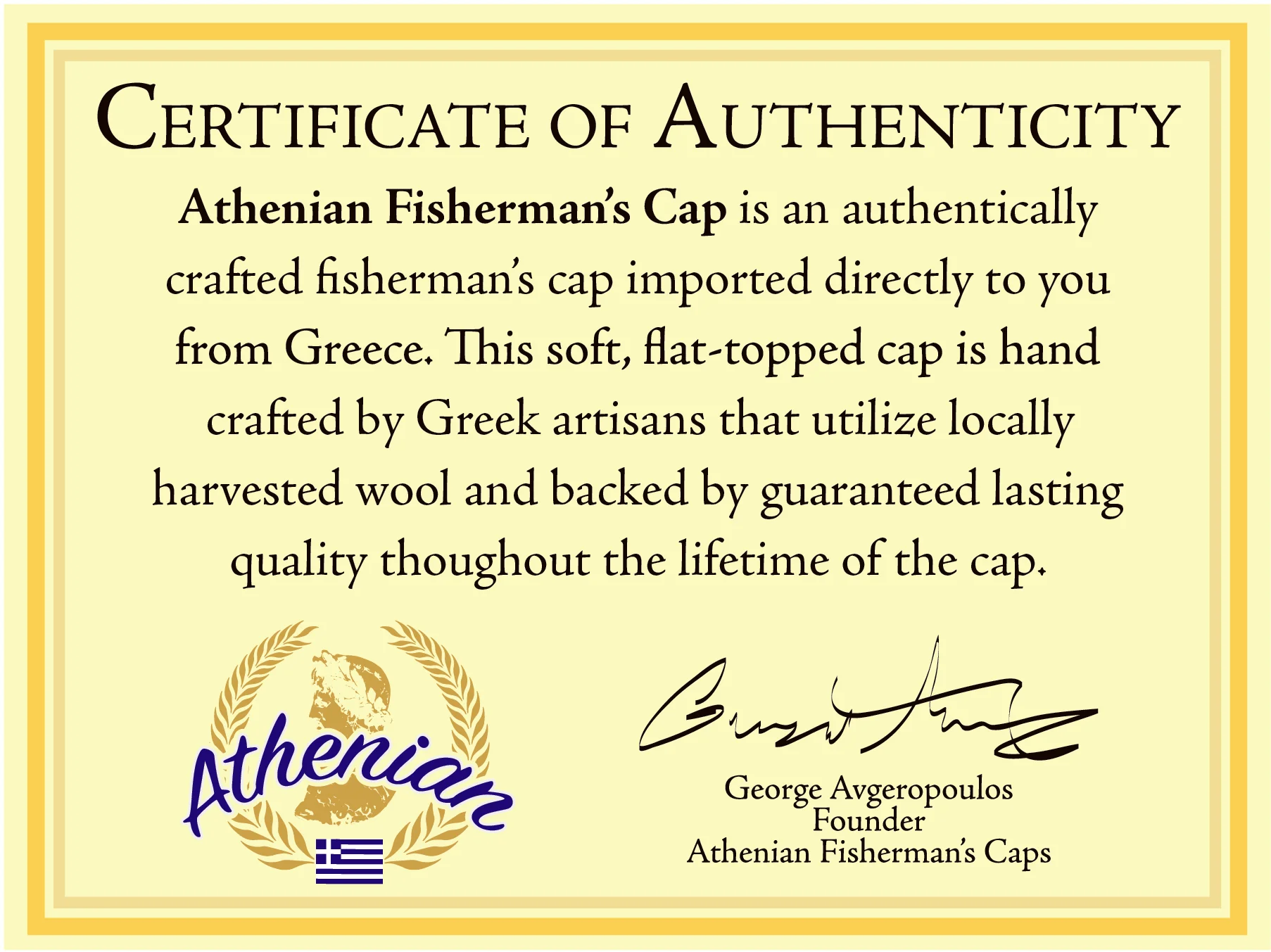 Authentic Greek Fisherman's Cap - Cotton - White - Image 7