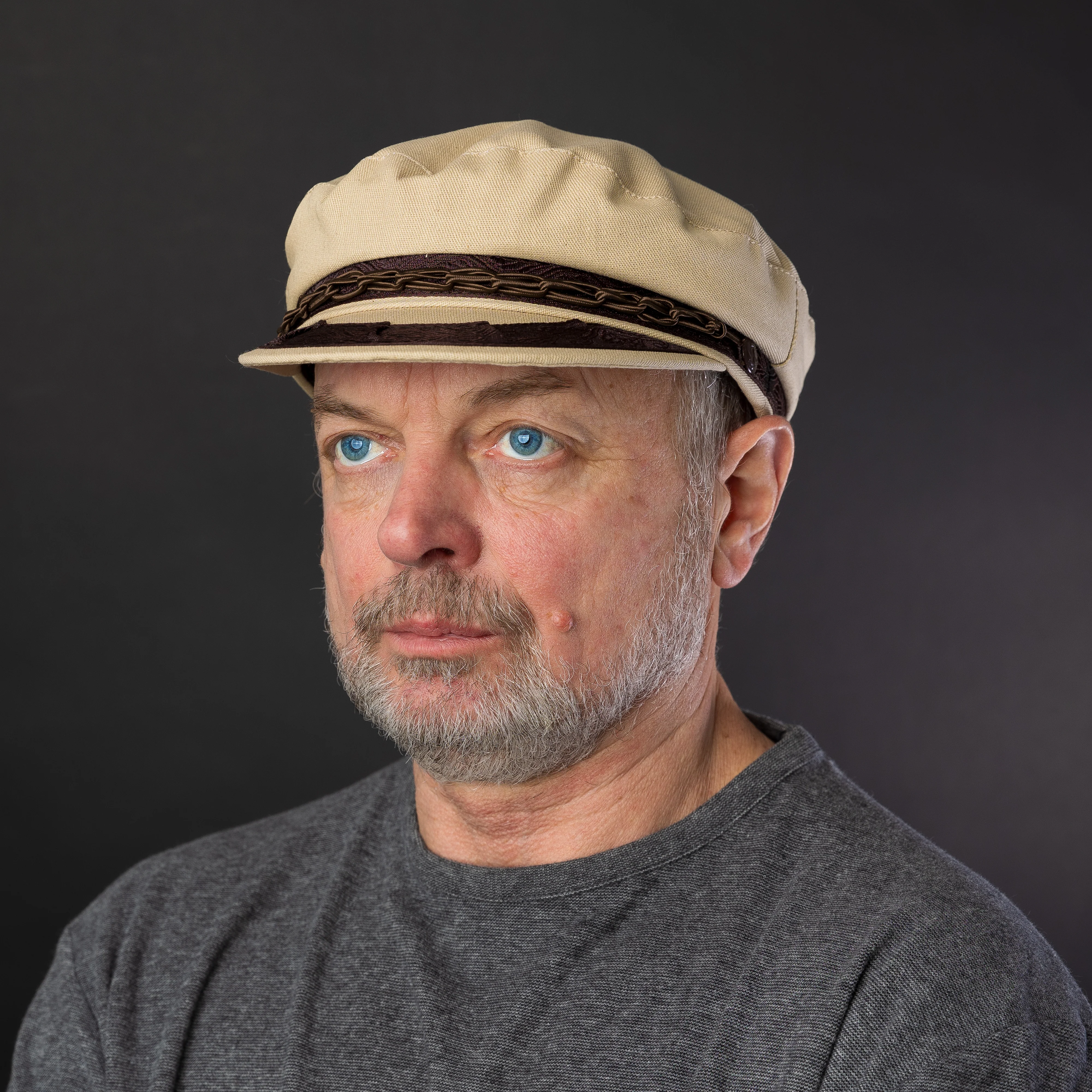 Authentic Greek Fisherman's Cap - Cotton - Khaki - Image 2