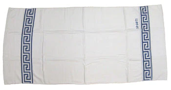 Greek Beach Towel - Sparti - Greek Key - White - 1 pc