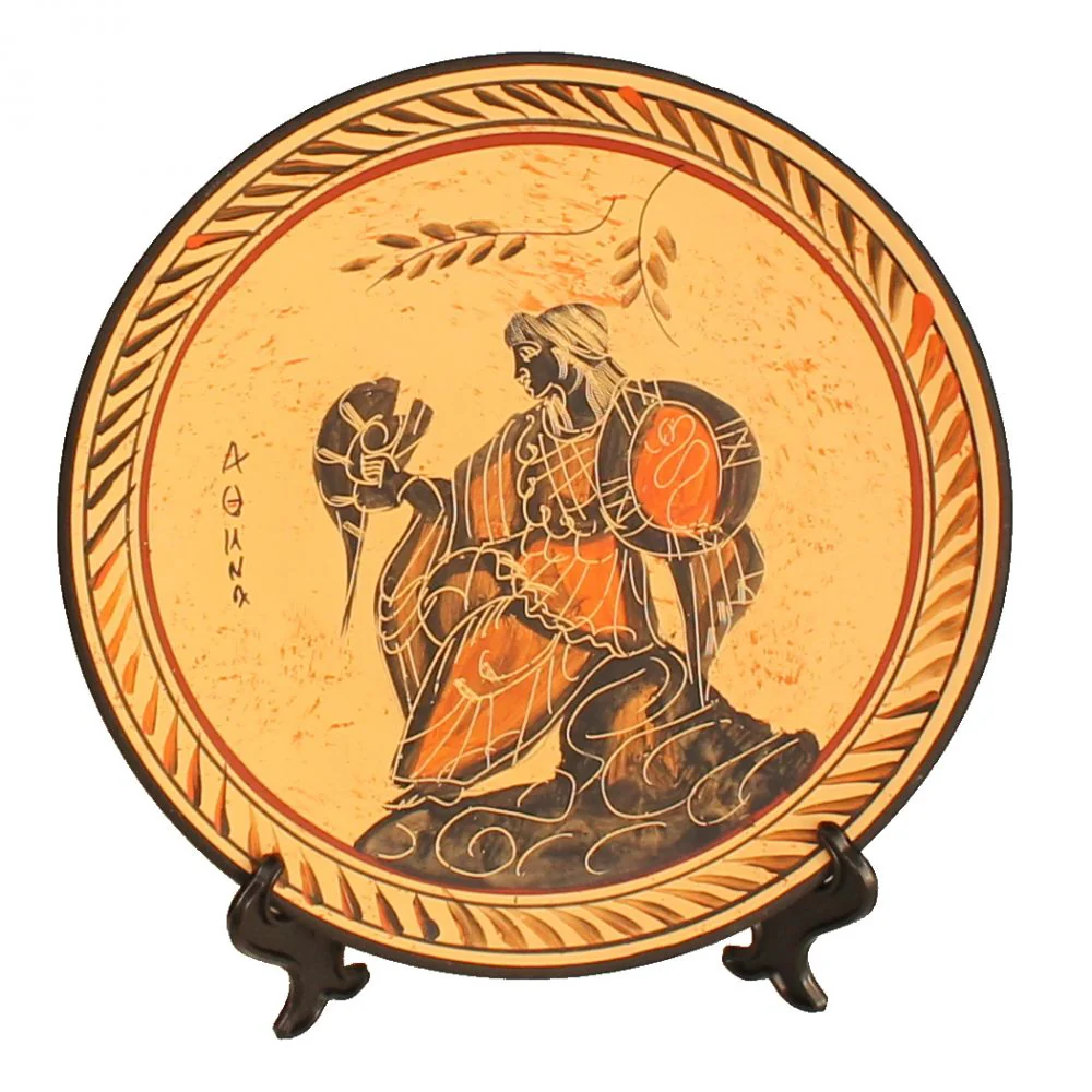 Ceramic Plate - 9'' - Beige - Hand Painted - 1 pc - Image 10
