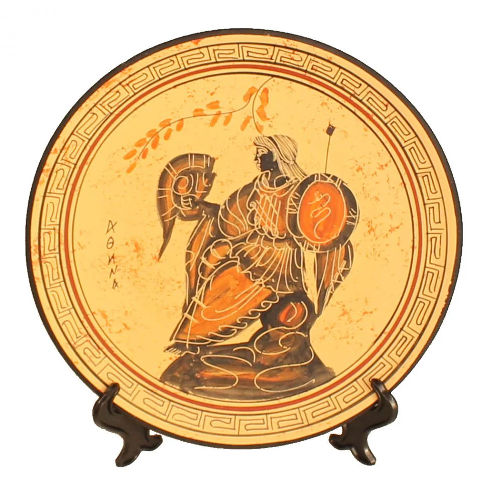 Ceramic Plate - 9'' - Beige - Hand Painted - 1 pc - Image 9