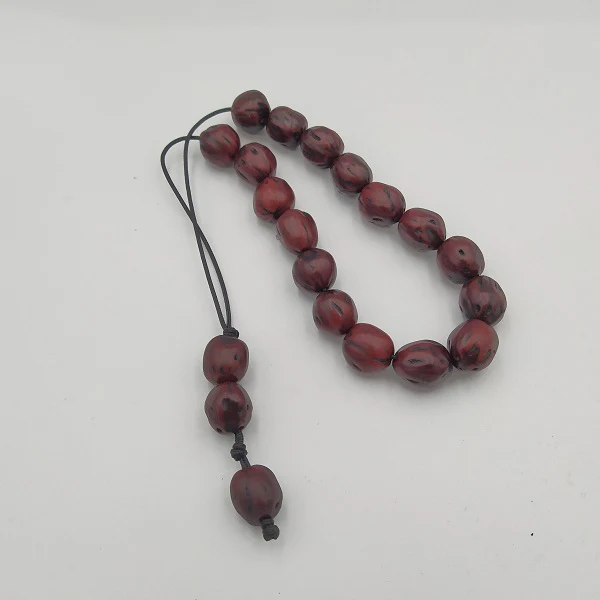 Worry Beads - Burgundy-Colored Aromatic Nutmeg