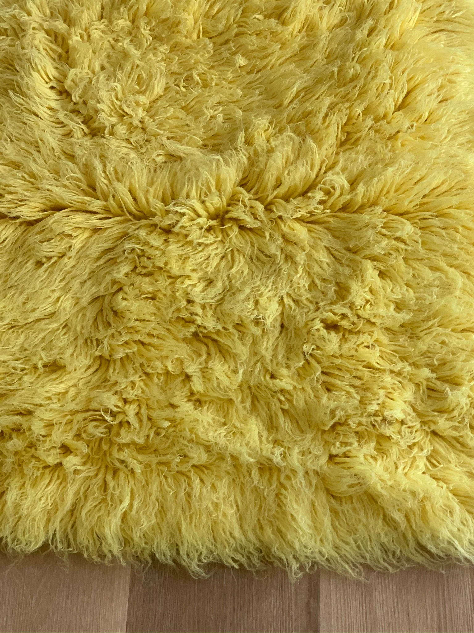 Flokati Rug - Lemon - 2000 g/m2 - 3' x 5' - Image 2