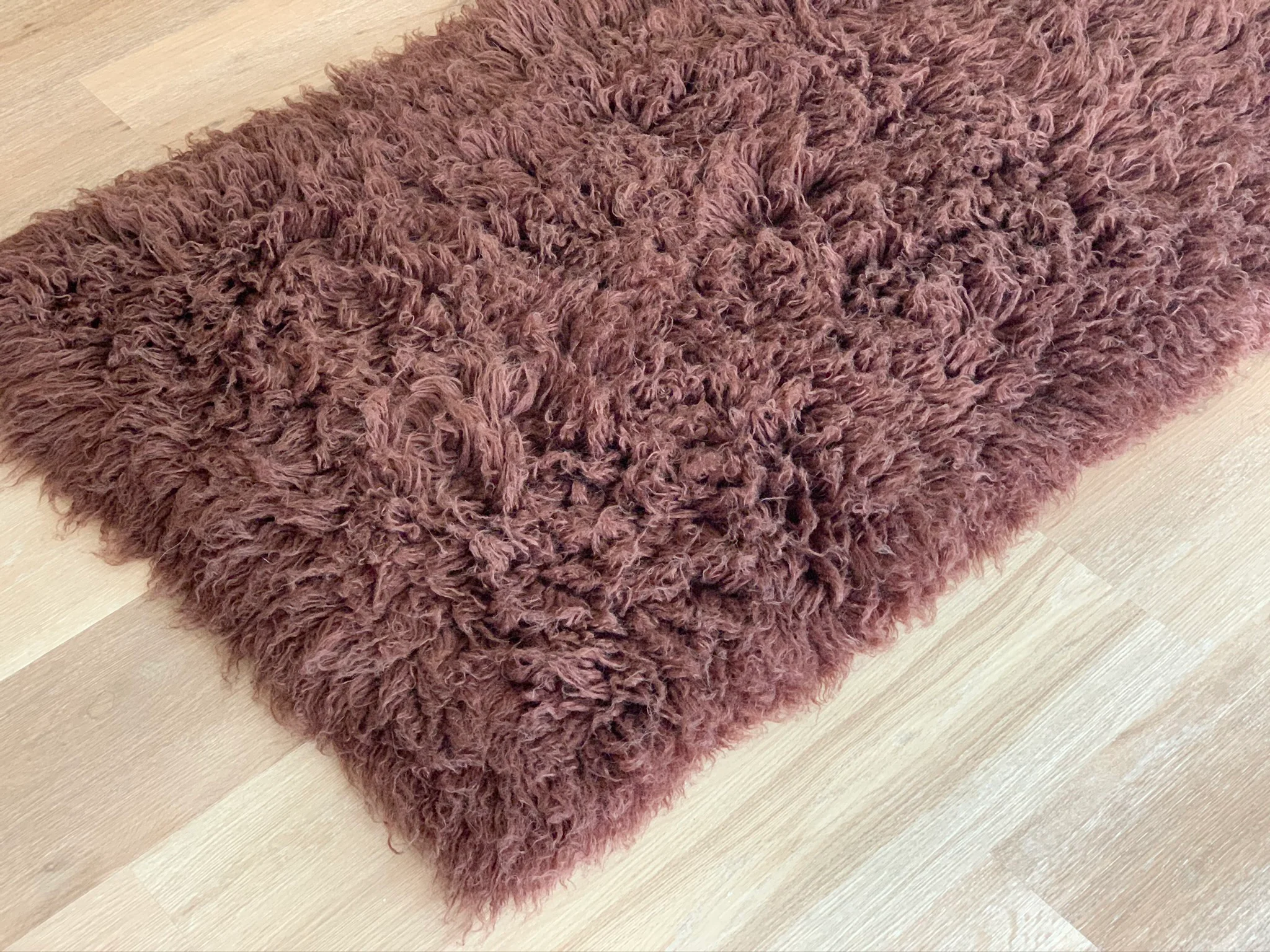 Flokati Rug - Light Brown - 2000 g/m2 - 3' x 5' - Image 2