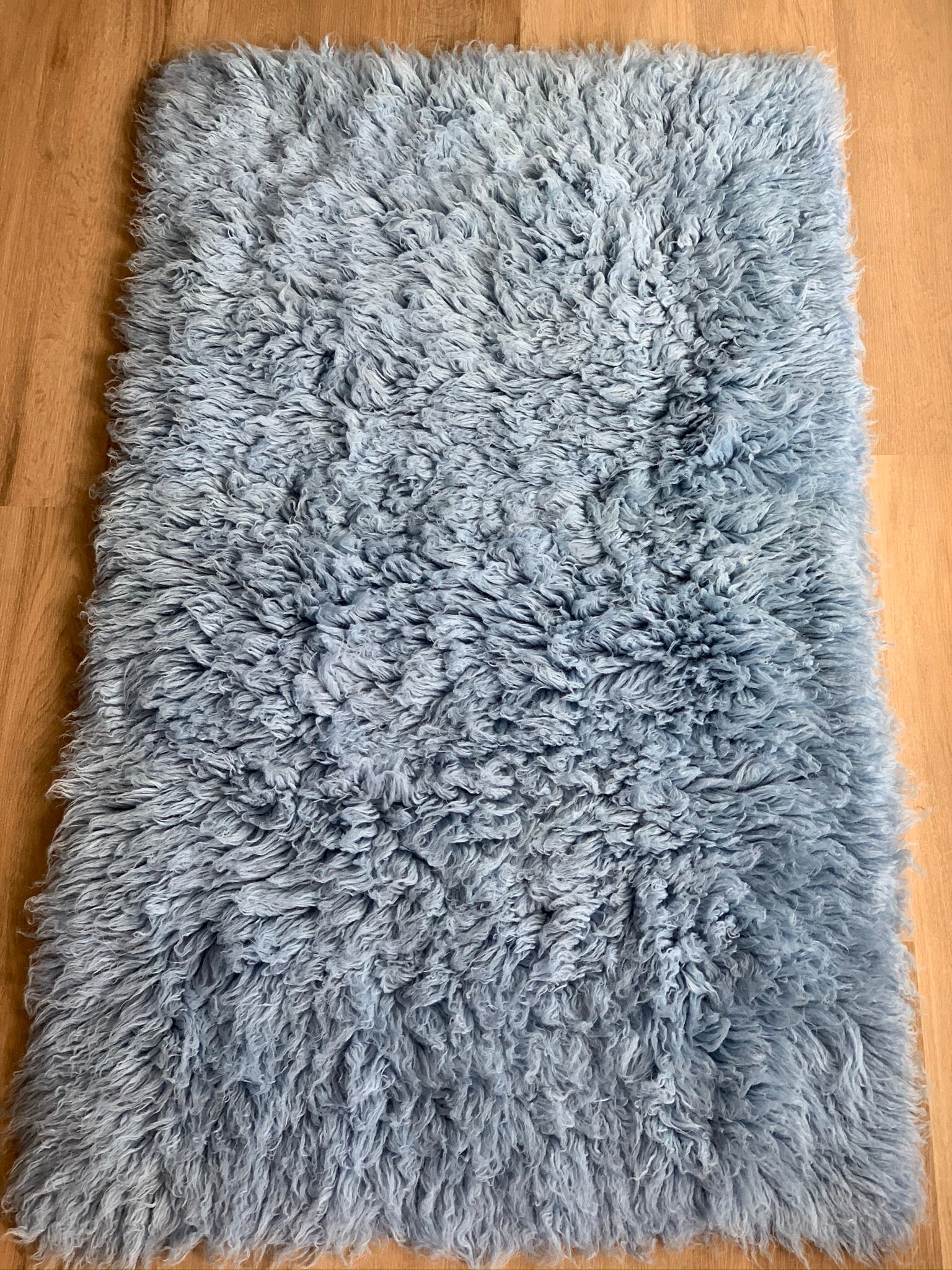 Flokati Rug - Light Ciel - 2000 g/m2 - 3' x 5' - Image 2