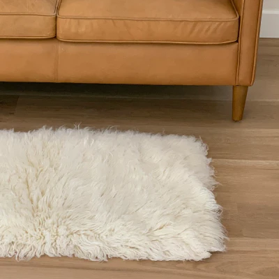Flokati Rug - Natural White - 2000 g/m2 - 2' x 3'