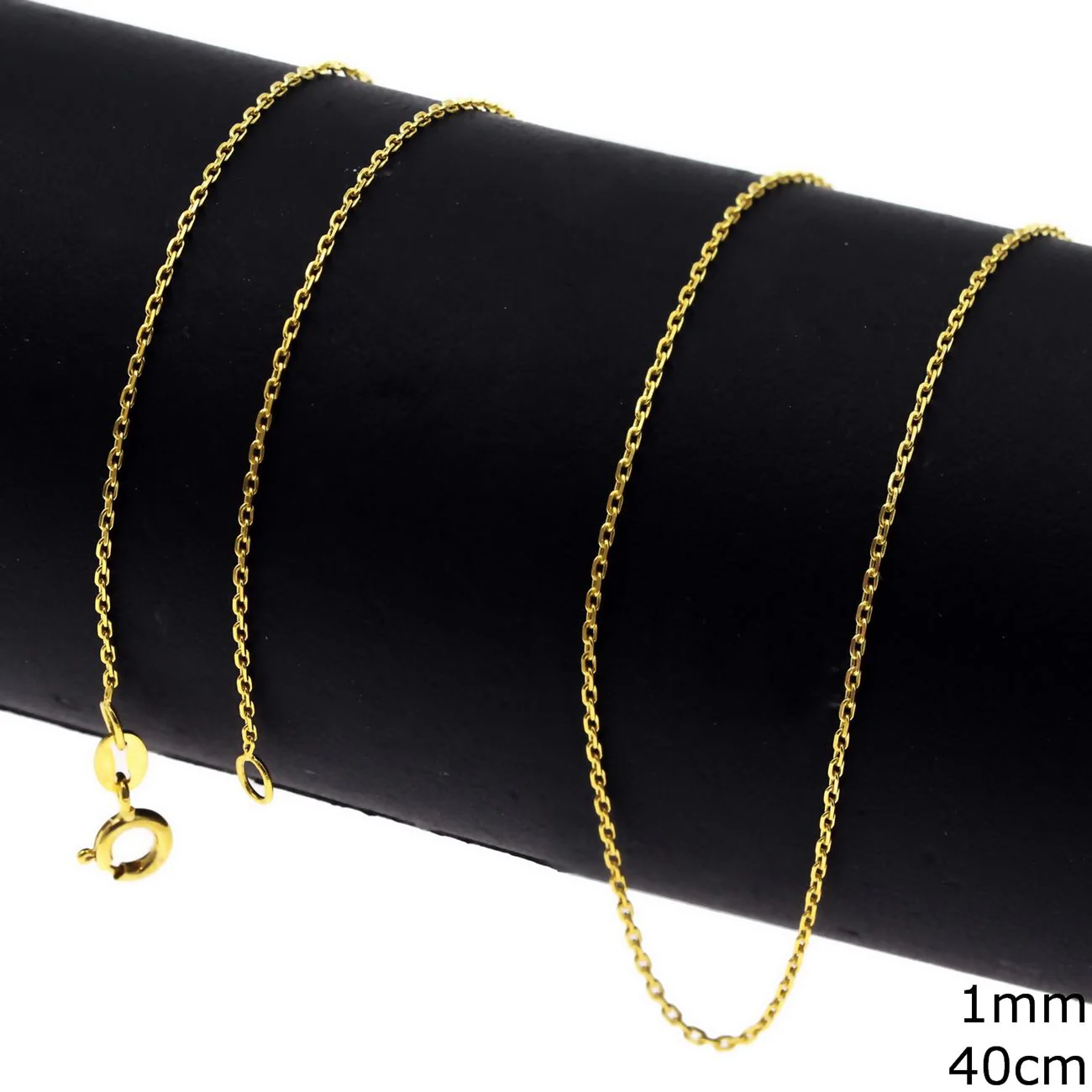 Gold Plated Sterling Silver Diamond Cut Chain - Image 4