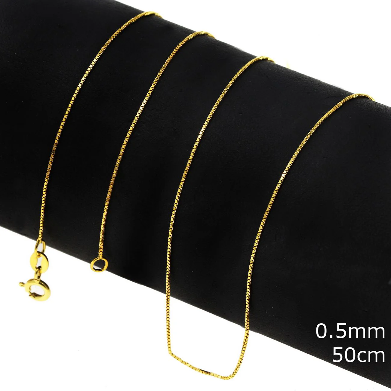 Gold Plated Sterling Silver Venetian Link Chain - Image 2