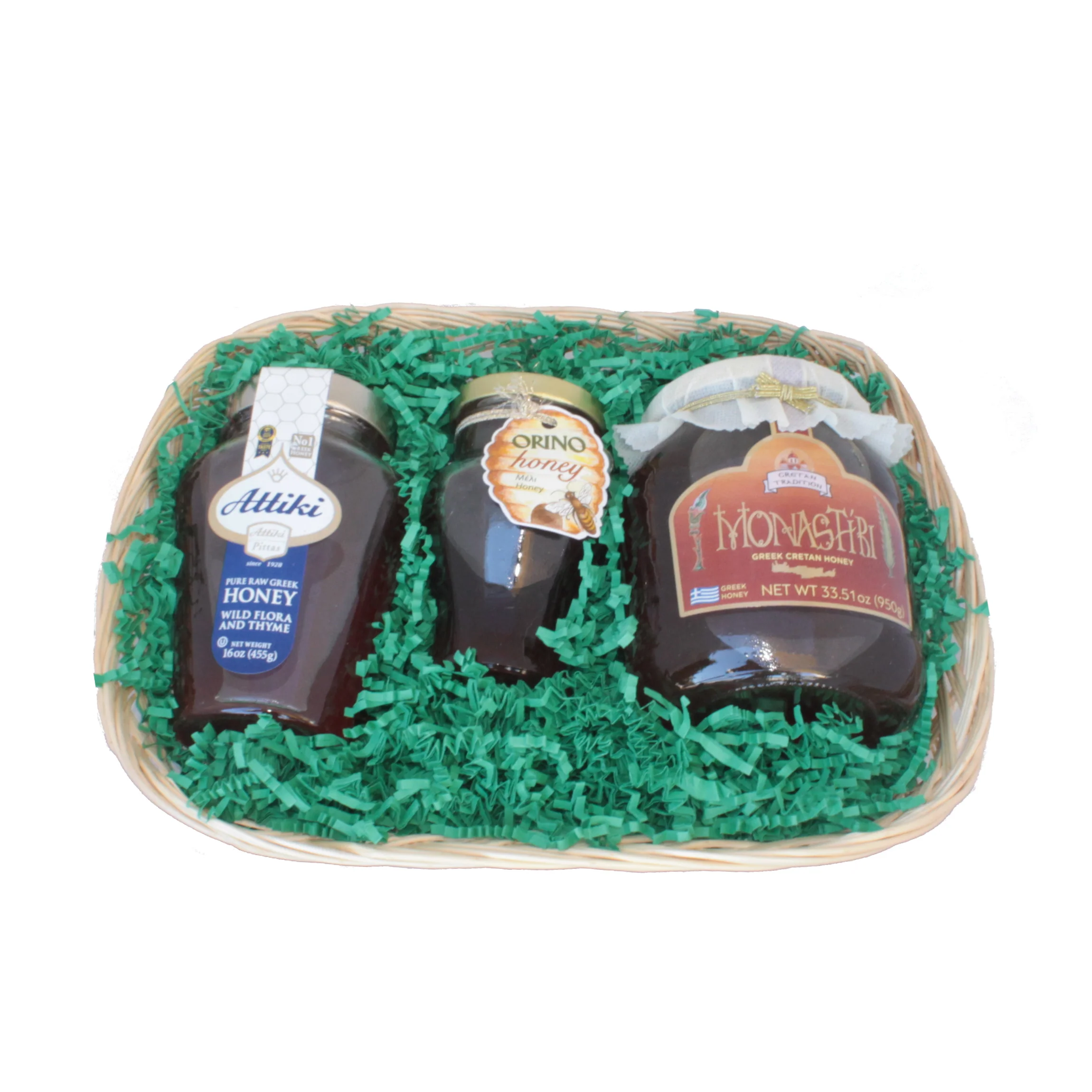 The Greek Honey Sampler Basket - 1 pc